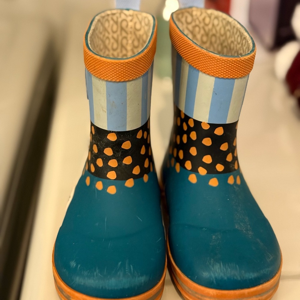 REIMA Magisk Moomin Kids RainbootS - Blue and Orange